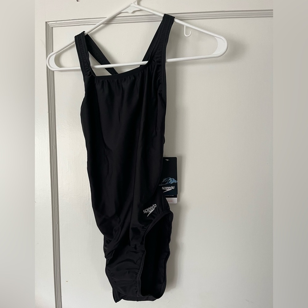 Speedo ProLT Supro A Team Black One Piece Swimsuit Size 10/36